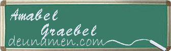 Amabel Graebel Visitenkarte